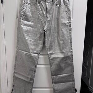 GAP Metallic Silver Jeans